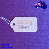 Paper TAG String Swing Jewellery Label | 500pcs | Sterling SILVER