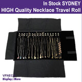Necklace Chain Display ROLL Black | Retail Storage Travel