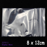 Zip Lock Bag Clear Resealable | 1000pcs BULK | 8 x 12cm