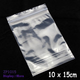Zip Lock Bag Clear Resealable | 1000pcs BULK | 10 x 15cm