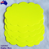 Price SIGN Card Retail Store | 30pcs 18x26cm | FLURO Yellowish Green