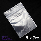 Zip Lock Bag Clear Resealable | 1000pcs BULK | 5 x 7cm