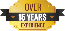 Over 15 Years Experience