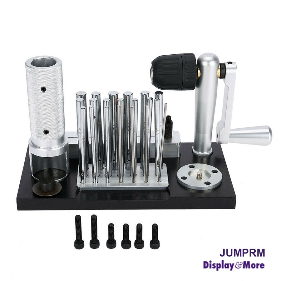 Jump Ring Maker, Professional Stainless Steel Jewelry Coil Wire Cutter  Machine Kit with 20 Mandrels from 2.5 mm to 12 mm for Jewelry Makers
