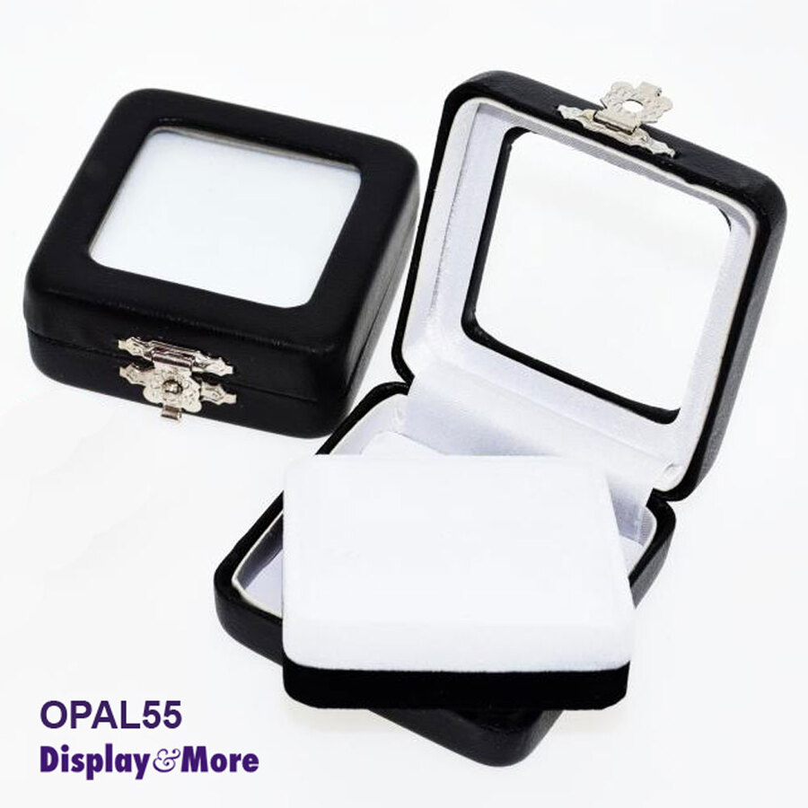 GEMSTONE Diamond  Display Storage Case Pouch Jewelry 21 Plastic Box With Lid new 