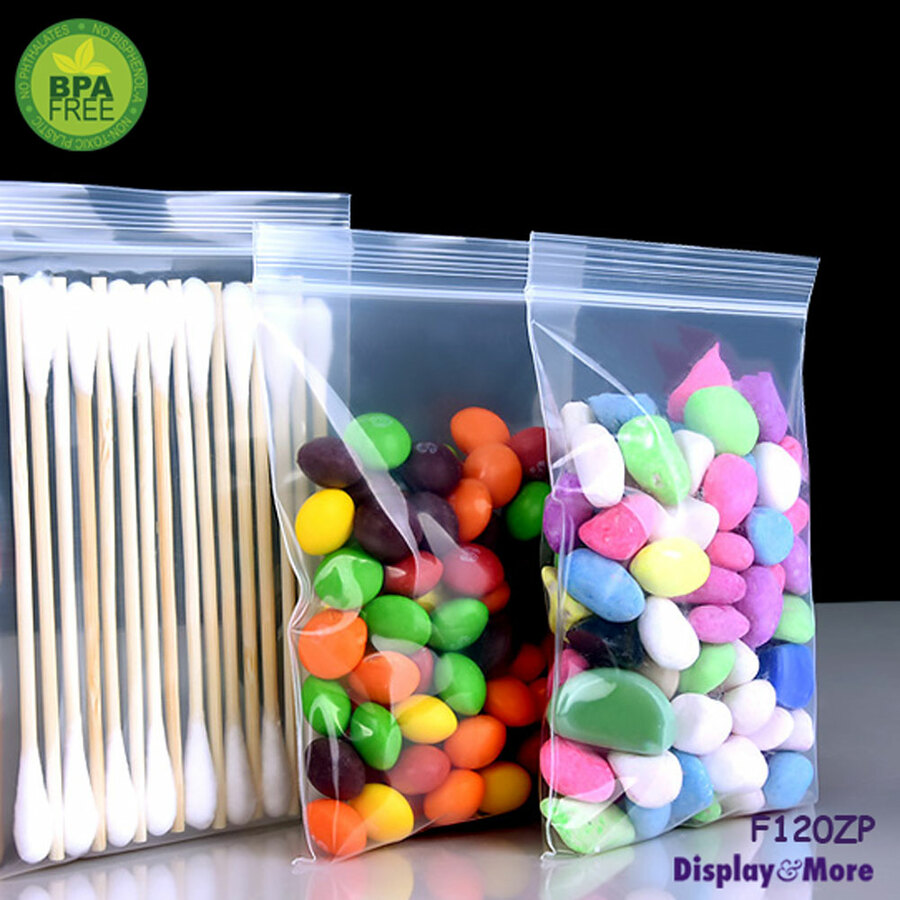 Zip Lock Bag FOOD GRADE Resealable, 200pcs