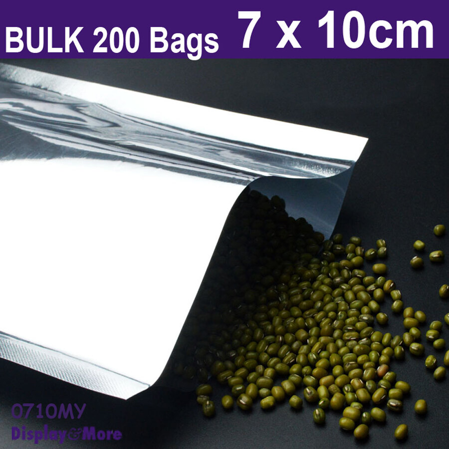Mylar Vacuum Bag FOOD Pouch Foil Aluminum | 200pcs | Heat Seal | AUSSIE Seller - Picture 15 of 77