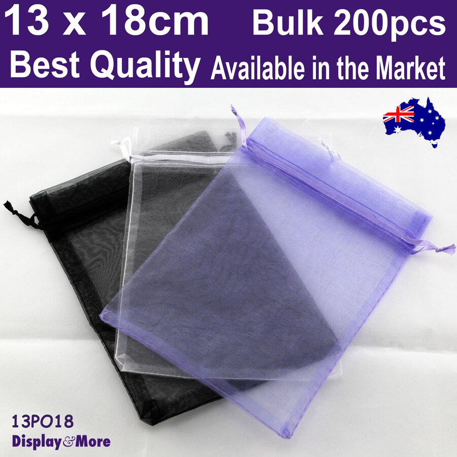 Organza Bag Jewellery GIFT Pouch | 200pcs 13x18cm | BEST QUALITY