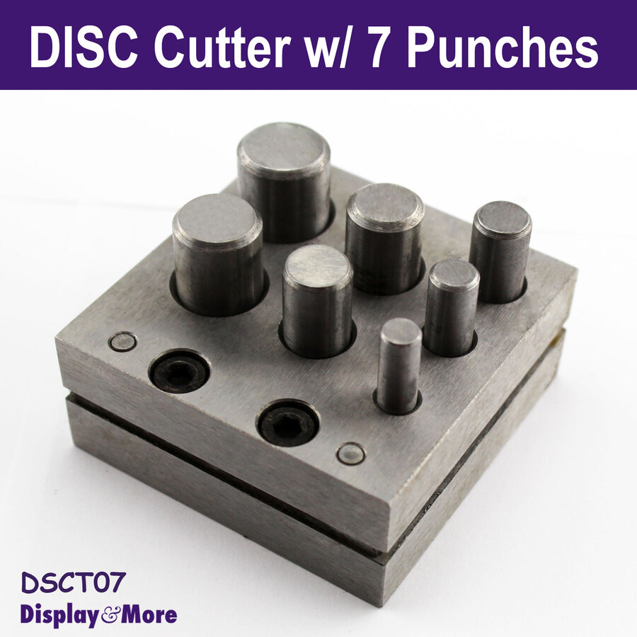 Disc CUTTER Tool Round Metal | with PUNCHES for Perfect Circles ...