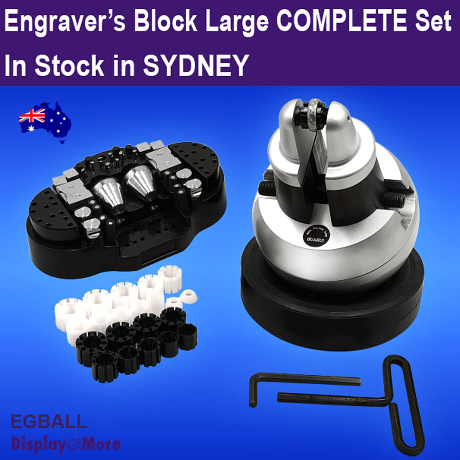 Engraving Block ENGRAVER Ball Setting Tool Large | COMPLETE SET