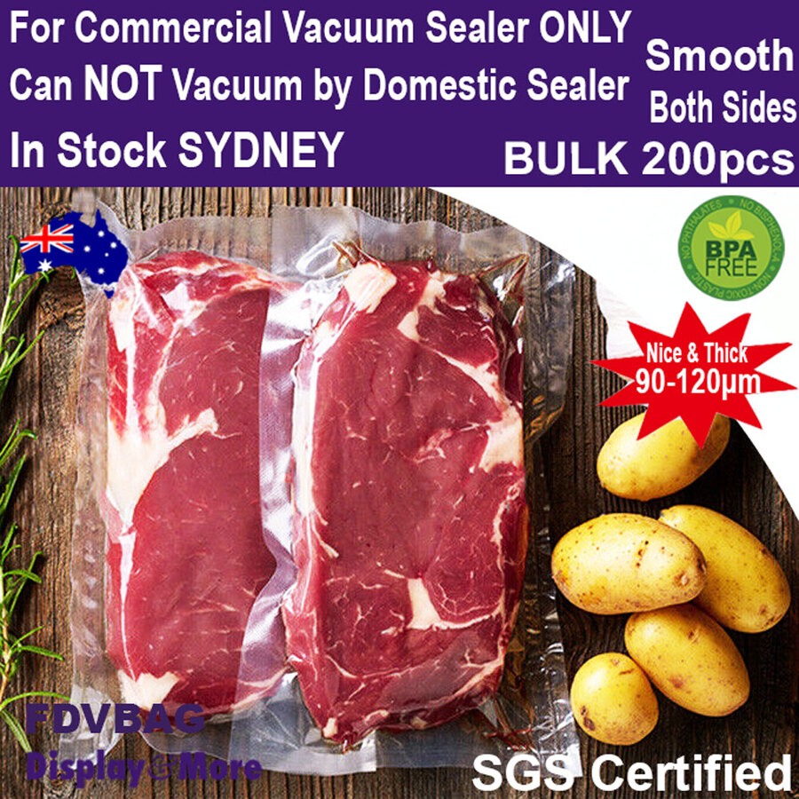 CRYOVAC FOOD Vacuum Bag | 200pcs | for Commercial Sealer