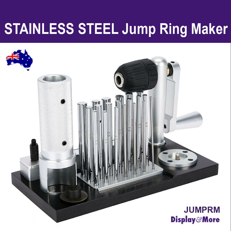 Jump Ring Maker JEWELLERS Manual Tool Kit with 20 Mandrels