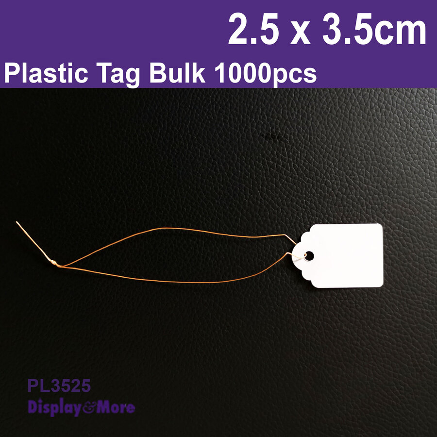 Ticket String PLASTIC Tag LABEL String Ticket | WHOLESALE 1000pcs | Indoor Outdoor ...
