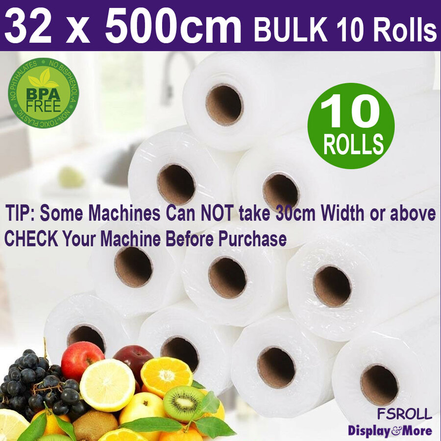 FOOD Bag Roll CRYOVAC Vacuum Sealer Saver | BULK 10 x 5M | BPA Free | AUS Stock - Picture 57 of 64