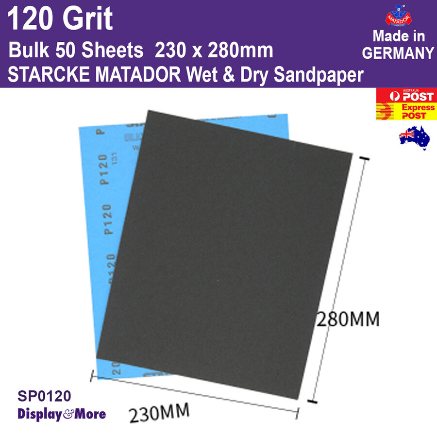 Sandpaper Waterproof WET Dry | GENUINE German STARCKE 120 to 7000 Grit | SYDNEY - Picture 64 of 198