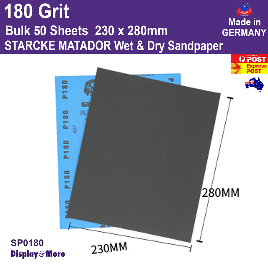 Sandpaper Waterproof WET Dry | GENUINE German STARCKE 120 to 7000 Grit | SYDNEY - Picture 73 of 198