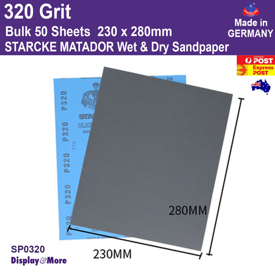 Sandpaper Waterproof WET Dry | GENUINE German STARCKE 120 to 7000 Grit | SYDNEY - Picture 91 of 198