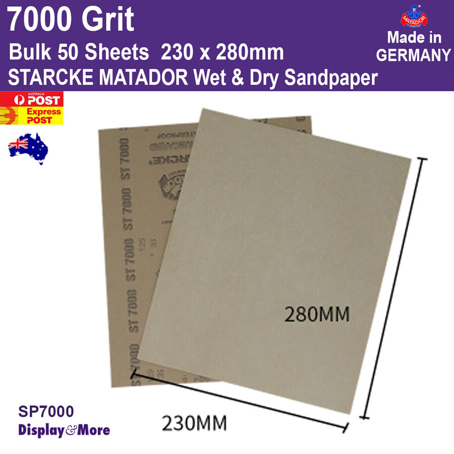 Sandpaper Waterproof WET Dry | GENUINE German STARCKE 120 to 7000 Grit | SYDNEY - Picture 190 of 198