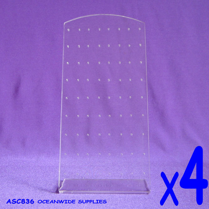 Stud Earring Holder Stand | 4pcs | Clear ACRYLIC