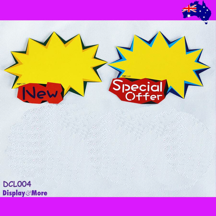 Sign Card Retail Shop POP Price | 30pcs | PREMIUM Large