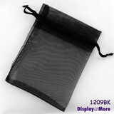 Organza Pouch Bag | 200pcs 9x12cm | BEST QUALITY | Black