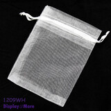 Organza Pouch Bag | 200pcs 9x12cm | BEST QUALITY | White