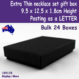 Necklace Box | 24pcs | 9.5x12.5x1.8cm THIN | Posting as LETTERS