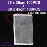 Fruit NET Protection Bag Insect PROOF | 25x35cm 100PCS + 30x45cm 100PCS