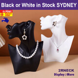 Necklace Earring Display Stand | Solid RESIN Black or White