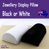 Bracelet Holder ANKLET Watch Display Pillow | BLACK or Ivory