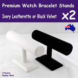 WATCH Holder Bracelet Display Stand | 2pcs | IVORY or Black