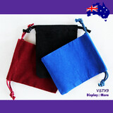 Gift Pouch Jewellery Bag | 100pcs 7x9cm | DOUBLE Sided Felt Velvet