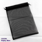 Organza Bag POUCH BEST QUALITY | 100pcs 20x30cm | Black