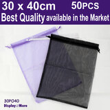 Organza POUCH Gift Bag | Extra Large 30x40cm | 50pcs | BEST QUALITY