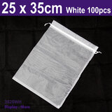 Organza Bag Large 100pcs | 25x35cm | BEST QUALITY | White