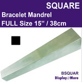 Bracelet Bangle Steel MANDREL | LARGE 15" | Square