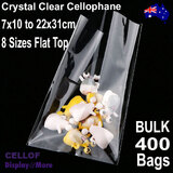 CELLO Bag Cellophane Flat | BULK 400pcs | No Flap Non Seal
