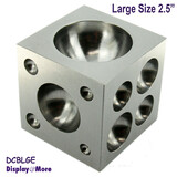 DAPPING Block Doming Cube HARDENED Steel | 2.5" / 58mm