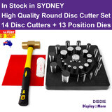 Disc CUTTER Premium Kit | Round Punch Small Large DIES | Best Value