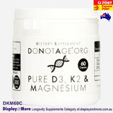Magnesium L-Threonate D3 K2 DoNotAge 60 Caps Certified Purity | AU Stock