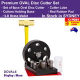 Disc CUTTER Oval Punch Kit Premium Quality | TOP Seller