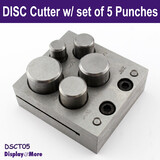 Minor Defect Disc CUTTER Round Metal |  For Perfect Circles | 5 PUNCHES