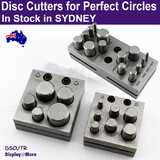 Disc CUTTER Round Metal | w/ PUNCHES for Perfect Circles | Jewellery Craft Tool