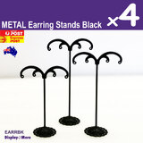 EARRING Stand Holder Display METAL | 12pcs | Black