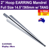 Hoop Earring MANDREL Ring Wire Wrapping Tool STEEL | Large 14.5"