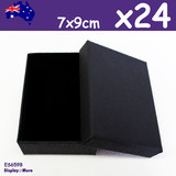 Necklace Gift Box SMALL | 24pcs 7 x 9cm | PLAIN Black