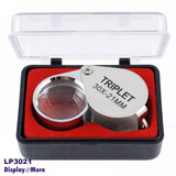 Reliable Quality Jewelers GLASS Loupe Magnifier | 21mm Lens