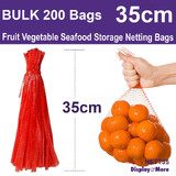 NETTING Bag FRUIT Produce Storage | 200PCS | 35cm