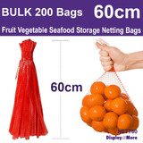 NETTING Bag FRUIT Produce Storage | 200PCS | 60cm