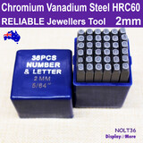 Stamp PUNCH Set Letter & Number 36pcs | HRC60 HARDENED Steel